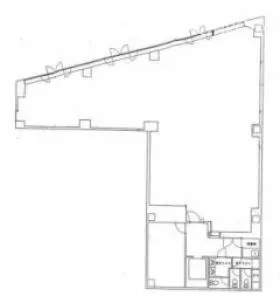 とのおかビルの基準階図面