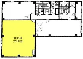 秋葉原センタービルの基準階図面