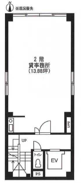 TAIRAビルの基準階図面