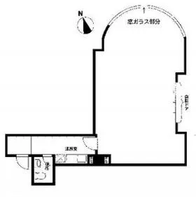 神田分銅ビルの基準階図面