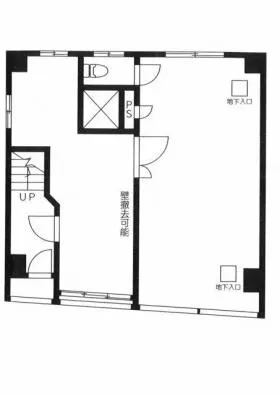 秋葉原 NORTH COURT(旧オノザワビル)ビルの基準階図面