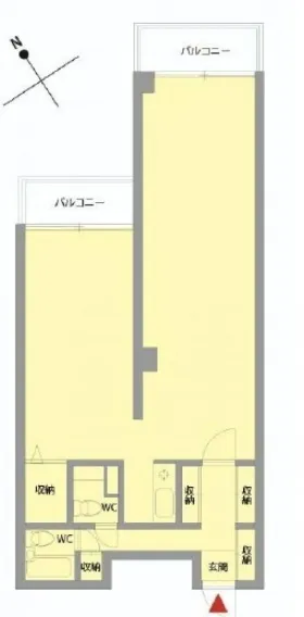 南青山ホームズの基準階図面