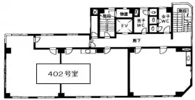 ニュー明治ビルの基準階図面