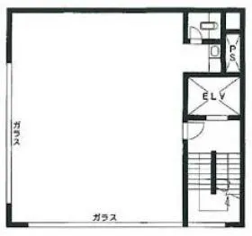 富士セルビルの基準階図面