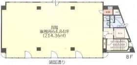 新川ダイユウビルの基準階図面