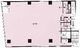 新宿内野Ⅱビルの基準階図面
