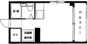 誠心Ⅱビルの基準階図面