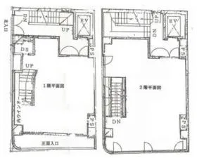 倉内ビルの基準階図面