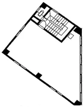 酒井ビルの基準階図面