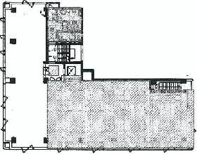 K.I.Hビルディングの基準階図面