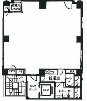 岩本町T・Iビルの基準階図面