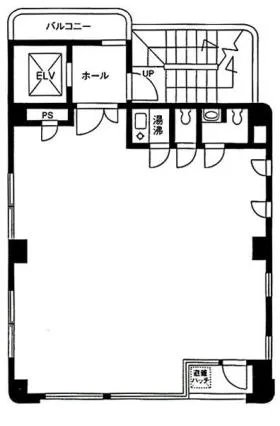 林慶ビルの基準階図面