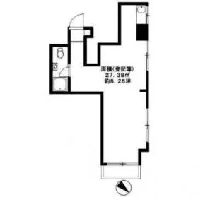 神田永谷ビルの基準階図面