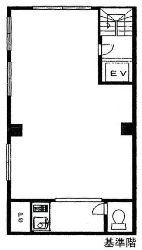 信丸ビルの基準階図面