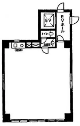親和ビルの基準階図面