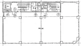 サクラビルの基準階図面