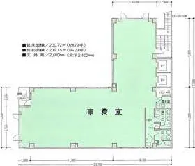 神田MSビルの基準階図面
