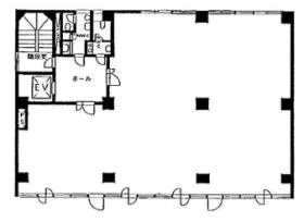 大新ビルの基準階図面