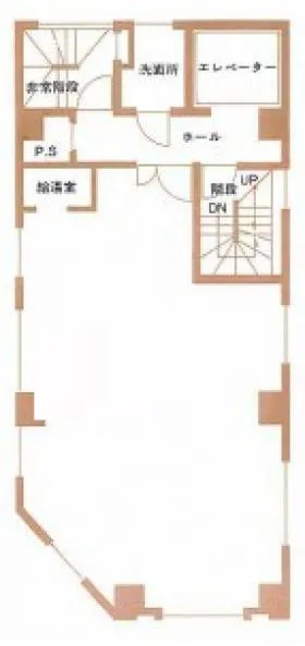北の丸ビルの基準階図面