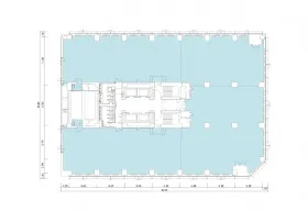 WORK VILLA MITOSHIRO(旧:住友商事美土代ビル)ビルの基準階図面