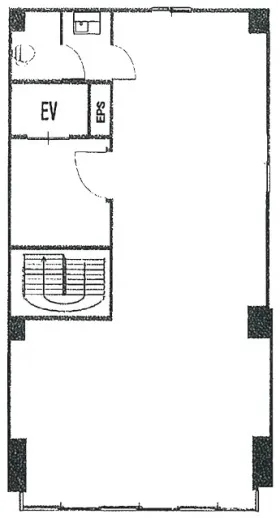 新商神田ビルの基準階図面