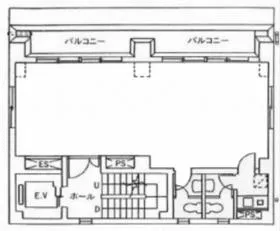 信成ビルの基準階図面
