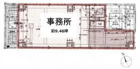 駿河台ARAI BLDGの基準階図面