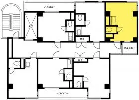 パークノヴァ御茶ノ水の基準階図面