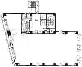 イトーピア岩本町ANNEXビルの基準階図面