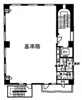 エスビルの基準階図面