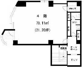 Y101ビルの基準階図面