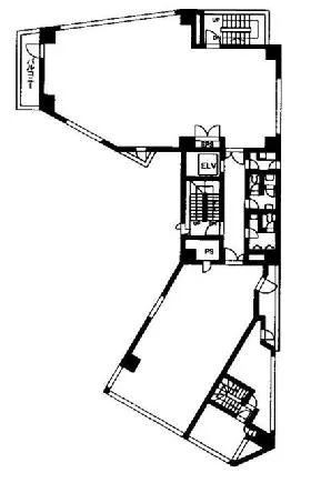 神田ミハマビルの基準階図面