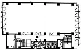 護国寺SIAビルの基準階図面