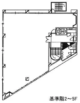 井雅ビルの基準階図面