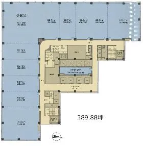 新宿エルタワーの基準階図面