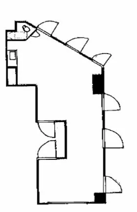 原田ビルの基準階図面