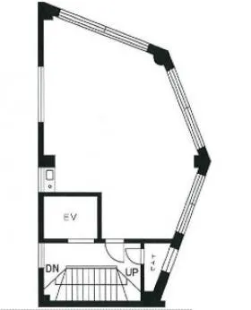 内田ビルの基準階図面