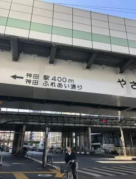 JR高架下ビルの外観