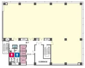 NBF小川町ビルの基準階図面
