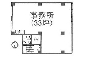 宇野ビルの基準階図面