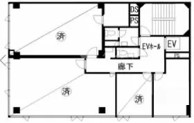 M・Oビルの基準階図面