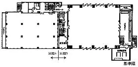 砂防会館 別館A棟の基準階図面