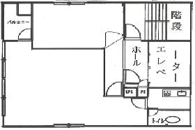 報道ビルの基準階図面