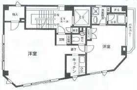 T&Aビルの基準階図面