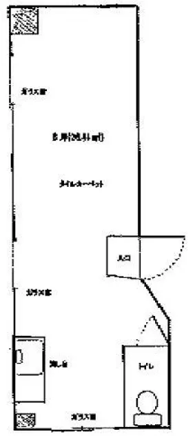 益川ビルの基準階図面