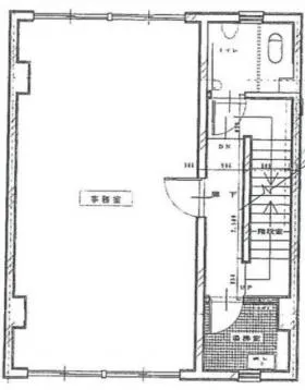 神田鎌倉ビルの基準階図面