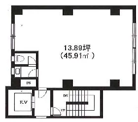 GMビルの基準階図面
