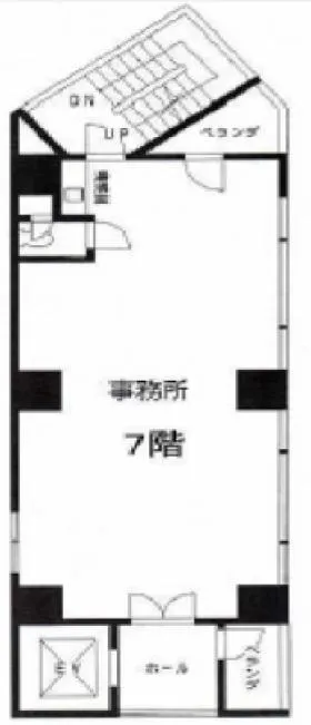 OK内神田ビルの基準階図面