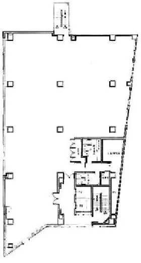 建成新宿ビルの基準階図面