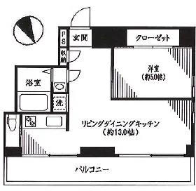サンビュー外神田ビルの基準階図面